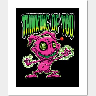 Thinking of You Raggedy VooDoo Rabbit Posters and Art